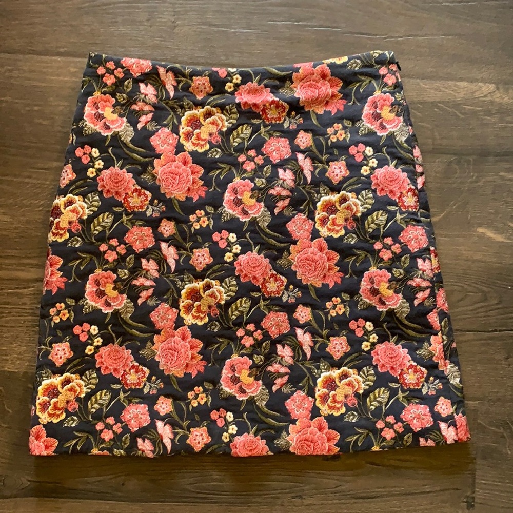 Loft printed skirt